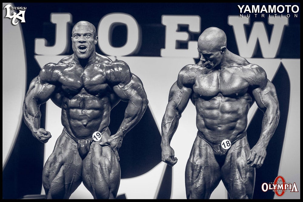 Phil Heath, 1st place Mr. Olympia cat. Men's Open