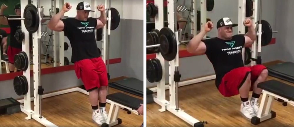 4 - Squat at an angle to the MP stone style Mauro Sassi